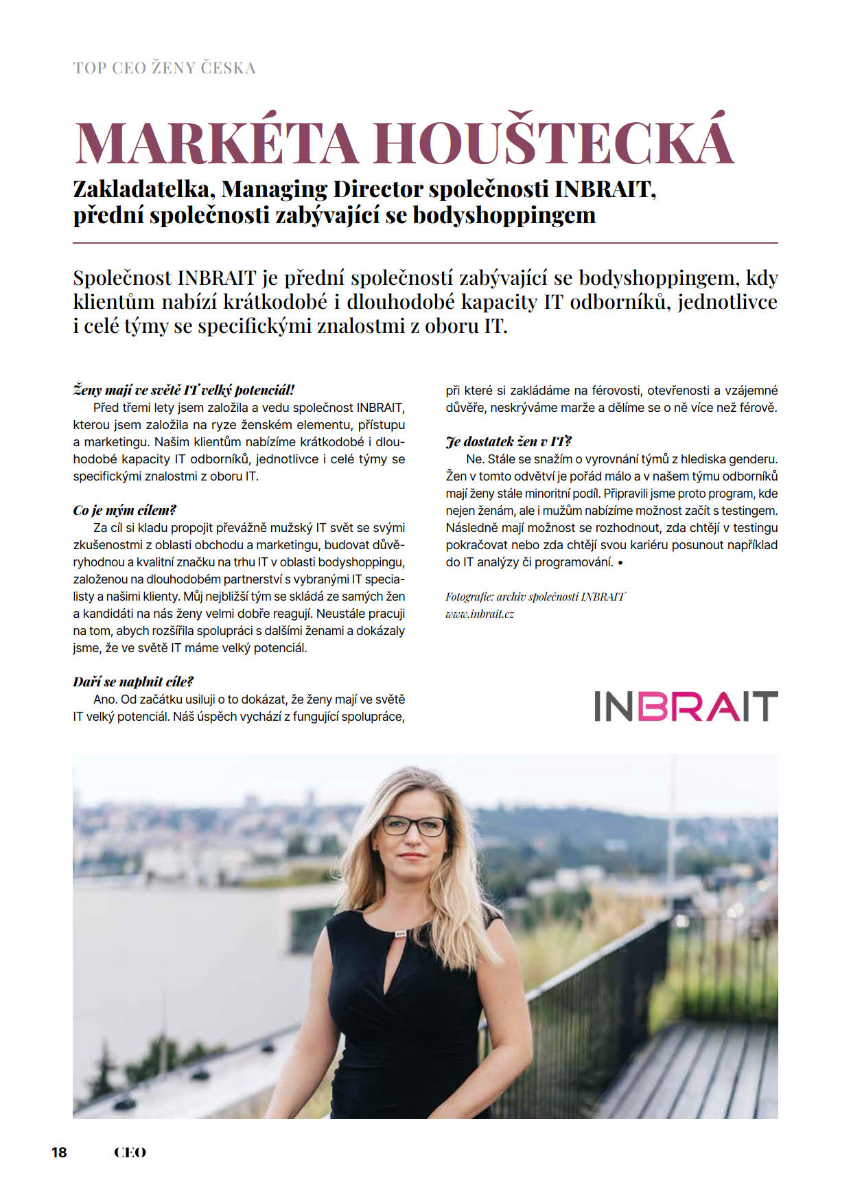 CEO magazím - Top 100 žen_Markéta Houštecká_1